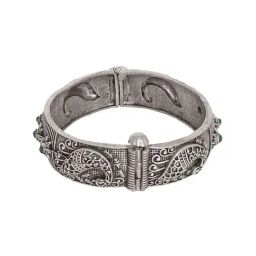 Teejh Silver-Plated Saisha Stacked Bracelets for Women - Set of 3-image-1