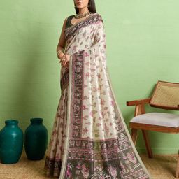 Durga Textile Warli Printed Zari Saree-picture-21