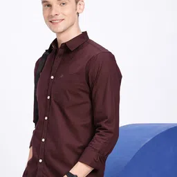 Aeropostale Solid Regular Fit Casual Shirt-image-50
