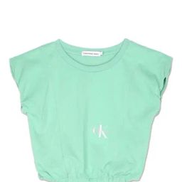 Calvin Klein Jeans Kids Green Cotton Regular Fit T-Shirt-picture-27