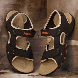 The Roadster Lifestyle Co Men Coffee Brown Sports Sandals-image-70