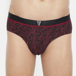 Van Heusen Men Printed 4-Way Stretch Ultra Soft Briefs 30004-SP-09-10
