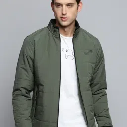 showoffff Showoff Olive Regular Fit Quilted Jacket-picture-29