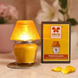 IRIS Yellow Pinacolada Lampm Shade Scented Candles-41