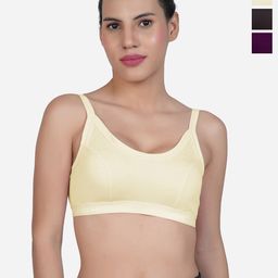 SHYAM SONS FLAIR Women Pack of 3 Cut and Sew Full Coverage Bra-picture-40