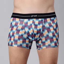 pivot Men Pack Of 2 Geometric Printed Trunks image 4