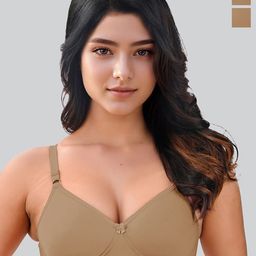 LUX VENUS Pack Of 2 Full Coverage Lightly Padded Cotton Bra-image-9