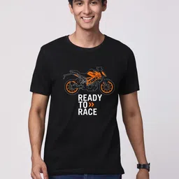 ADRO Men Graphic Printed Round Neck Cotton T-shirt-picture-6