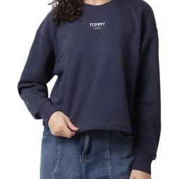 Tommy Hilfiger Twilight Navy Logo Regular Fit Sweatshirt-picture-20
