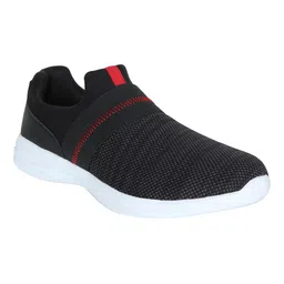 OFF LIMITS Men Black & Charcoal Grey Woven Design Walking Shoes-64