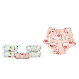 Snugkins Reusable Potty Training Underwear Snug Farm & Kindergarten Tales Pack of 6 - Multicolour-20