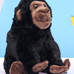 Wild Republic Cuddlekins Mini Baby Gorilla Soft Toy Black - Height 17 cm-image-53