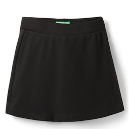 UCB Above Knee Length Solid Colour Skirts - Black-image-61