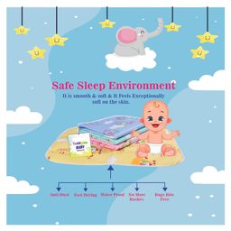 Toddylon New Born Baby Bedding Combo Set Mattress with Mosquito Net and Nappy Changing Mat Sheets - Orange image 5