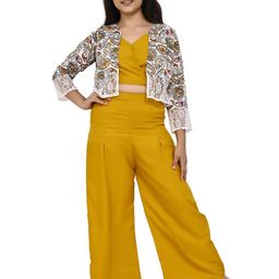 Mabish Girls Printed Top with Trousers-image-71