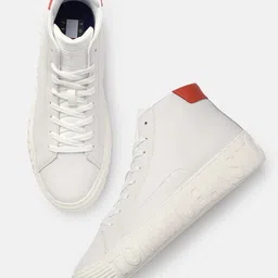 Tommy Hilfiger Men Mid-Top Leather Sneakers-image-35