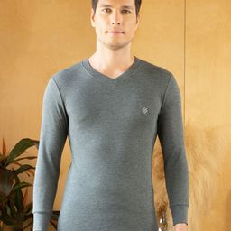 ONN V-Neck Cotton Thermal Tops-image-10