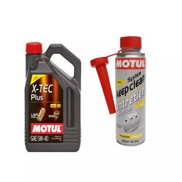 Motul X-TEC Plus SAE 5W40 Fully Synthetic Engine Oil 4 L & System Keep Clean Diesel (Combo of 2)-17