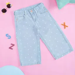 Pantaloons Junior Kids Blue Cotton Regular Fit Jeans-picture-44