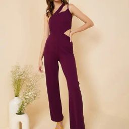 Marie Claire Purple Sleeveless Jumpsuit-image-13