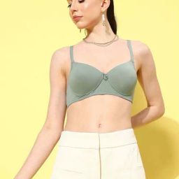 Leading Lady Green Padded T-Shirt Bra-picture-10