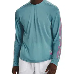 Under Armour Blue Regular Fit Printed Sports T-Shirt-picture-44