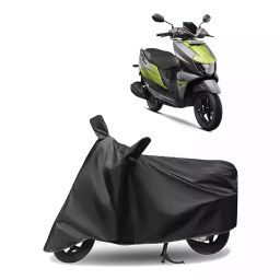 Auto Pearl Polyester Two Wheeler Cover for Suzuki Avenis 125 (Grey)-image-78