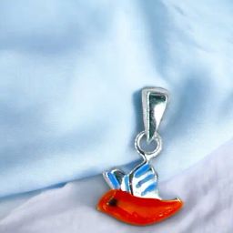 Taraash 92.5 Sterling Silver Enamel Bird Locket for Kids Girls-image-82
