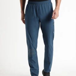 Wildcraft Blue Regular Fit Printed Trackpants-image-12