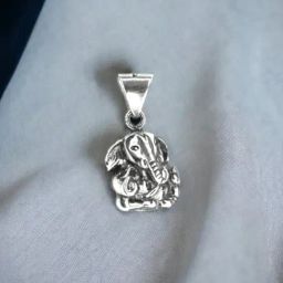 Taraash 925 Silver Divine Ganesha Pendant for Kids Girls-picture-21