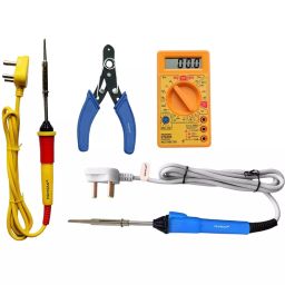 Fadman 4 In 1 Soldering Iron Kit Copper, Iron & Nickle Corded 25 W with Multimeter-4