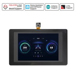 ELECROW CrowPanel-3.5" ESP32 Terminal Display With Camera, 480x320 SPI TFT Capacitive Touch Display With OV2640 Camera It's A Versatile Terminal For IoT And Embedded Projects - RS7047ELECROW CrowPanel-3.5" ESP32 Terminal Display With Camera, 480x320 SPI TFT Capacitive Touch Display With OV2640 Camera It's A Versatile Terminal For IoT And Embedded Projects - RS7047 image 1