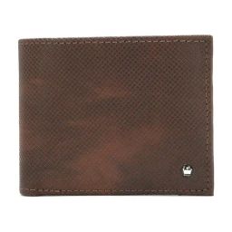 Louis Philippe Brown Textured Leather Bi-Fold Wallet for Men-18