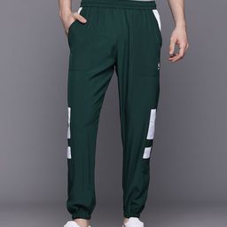 HRX by Hrithik Roshan Men Colourblocked Detail Mid-Rise Regular Fit Lifestyle Joggers-picture-15