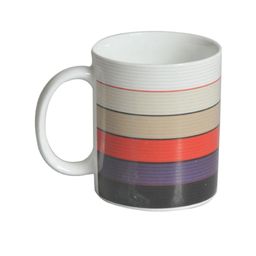 CLAY CRAFT Set of 6 Multicoloured Printed Tea Cup Set image 3