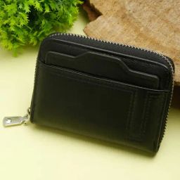 Apsis Black Zip Around Wallet for Women-35