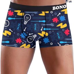 DISPENSER Pack Of 2 Printed Shorts Trunks - V5-C1-C6-DG-Printed-M-picture-52