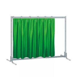 Messer 3000x1800 mm Green Foldable Welding Curtain With Frame, 80820115-40