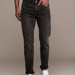 WROGN Men Slim Fit Light Fade Stretchable Jeans-image-91