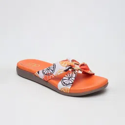 GLAM STORY Women Printed Open Toe Flats With buckle-image-65