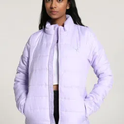 Puma Purple Regular Fit Padded Jacket-image-38