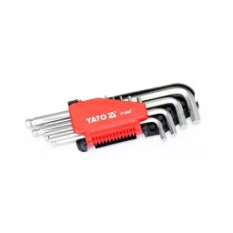 Yato YT-0507 Hex Key With Ball 9Pcs 2-10mm Cr-V Hex Key Set Hex Key Wrench Set-16