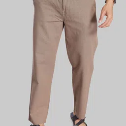 DIVISIVE Men Relaxed Loose Fit Easy Wash Trousers-image-99