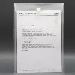 Solo CH 109 Transparent White Velcro Document Envelope-15