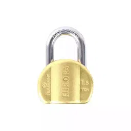 Europa 58 mm Metal Brass 3 Keys Diamant Pad Lock, L158BM-43