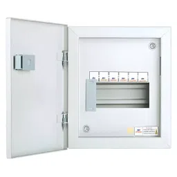 Cona Nssure 6 Way Distribution Boards With Busbar Triple Pole Neutral White, 24306 image 2