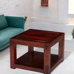 Ikiriya Red Square Wood Contemporary Coffee Table-image-43