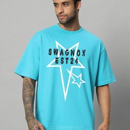 SWAGNOX Men Typography Printed Drop-Shoulder Sleeves Pockets T-shirt-image-57