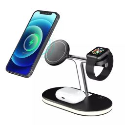 UNIGEN Magtec 4 in 1 USB Type C Magsafe Magnetic  15 W Black Charging Station, ‎MT300BK-17