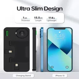 UNIGEN Unidock 3 in 1  USB Type C Foldable 18 W Black Charging Station, UD100_AD image 3